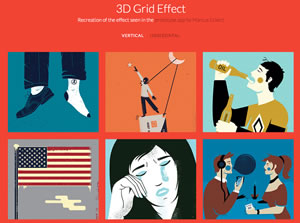 3D Grid Effect