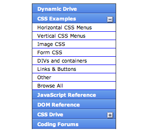 DD Accordion Menu 1