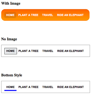 Lavalamp jQuery menu