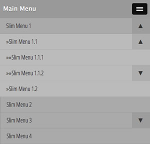 Slim menu