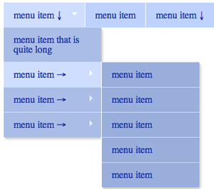 Superfish dropdown menu