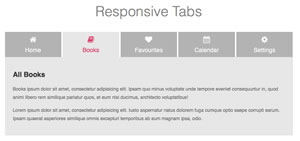 Responsive tabs